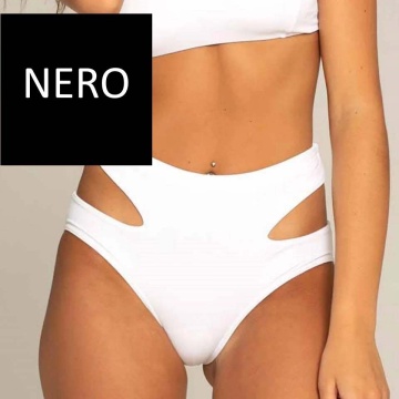 S NERO Paradise Chick OPEN CUT SHORT Black NERO