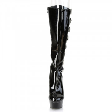 Stivali neri Pleaser DELIGHT-2047