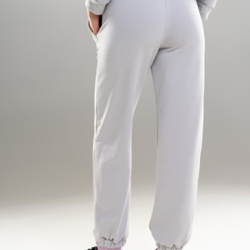 SUPREME JERSEY LOGO JOGGERS LIGHT GREY Paradise Chick
