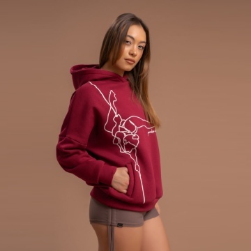 felpa pole dance hoodie donna