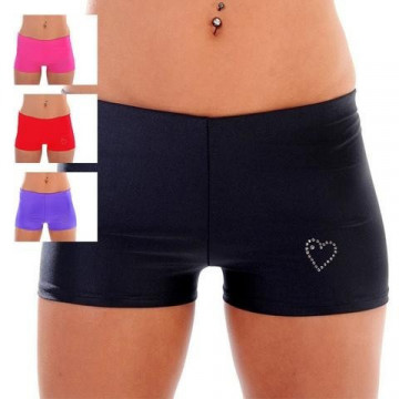 WINK POLE Lycra Hotpants danza W0110 S cuore