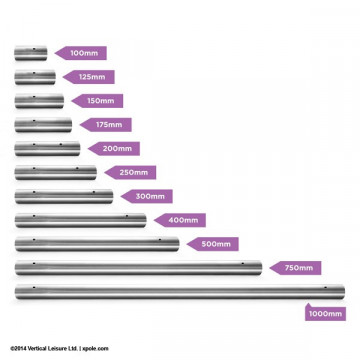 X-pole Estensione nuova CROMO 125x40 modelli xpole xpert