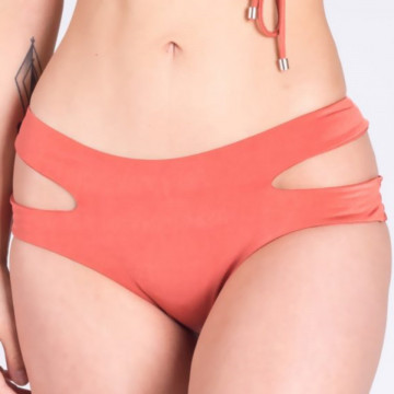 BIKINI BOTTOM LAURA Terracotta cert