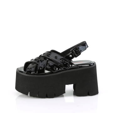 Sandali Demonia Cult ASHES-12 Blk Pat