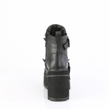 Stivali Demonia Cult ASSAULT-72Blk Vegan Leather