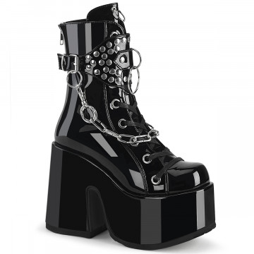 Demonia Cult CAMEL-65 Blk Patent