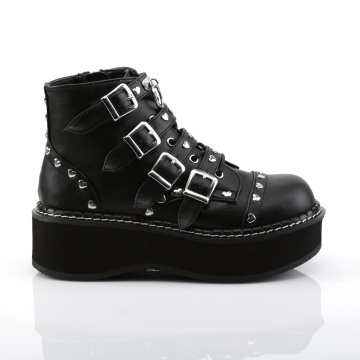 Demonia Cult EMILY-315 Blk Vegan Leather