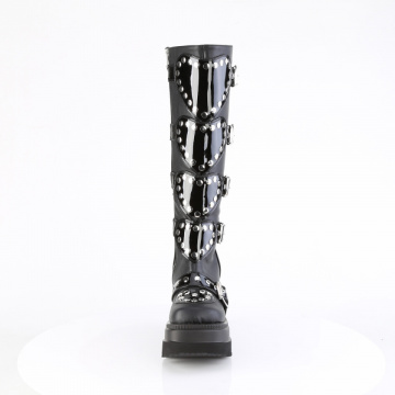 stivali Demonia Cult SHAKER-210 Blk Vegan Leather