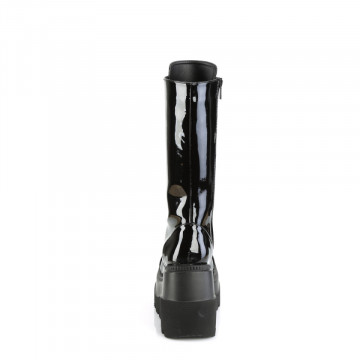 Stivale nero lucido Demonia Cult SHAKER-72