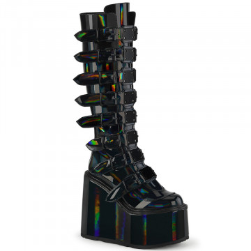 Demonia Cult SWING-815 Blk Holographic Pat