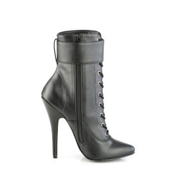 Devious DOMINA-1023 Blk Faux Leather
