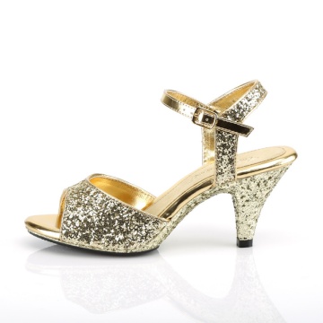 Fabulicious BELLE-309G Gold Glitter/Gold Glitter 7us 37eu
