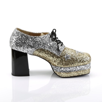 Funtasma GLAMROCK-02 Slv-Gold Glitter
