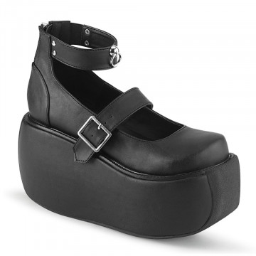 Mary Jane Demonia VIOLET-32 Blk - Ultima 39eu 9us