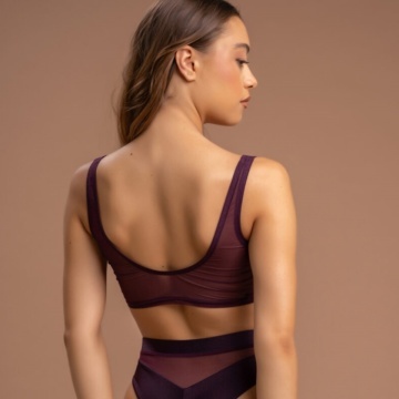 Paradise chick MEDUSA BRALETTE MAROON
