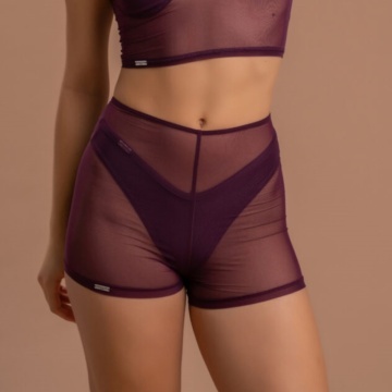 moroon short mesh