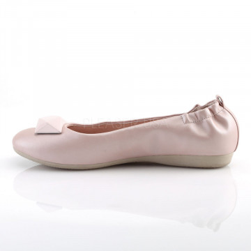 Pin Up Couture OLIVE-08 B. Pink Faux Leather