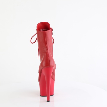 Pleaser ADORE-1020 Red Faux Leather/Red Matte