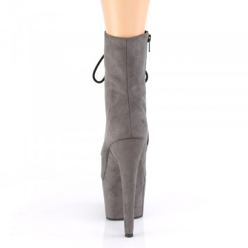 Pleaser ADORE-1020FS Grey Faux Suede/Grey Faux Sue 7us 37eu