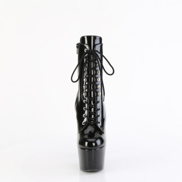 Pleaser ADORE-1020GP Blk Glitter Pat/M