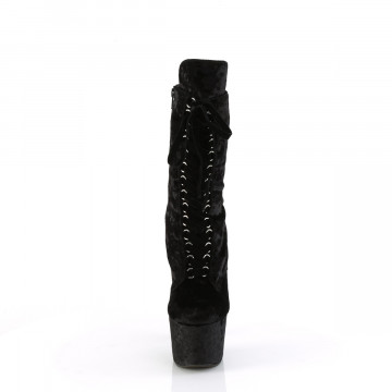 Pleaser ADORE-1045VEL Blk Velvet/Blk Velvet