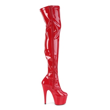 Pleaser ADORE-3000 Red Str Pat/Red