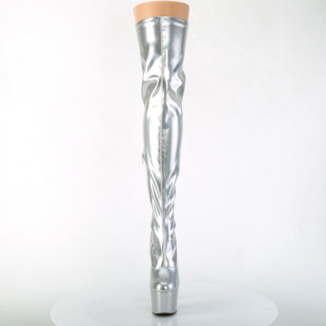 Pleaser ADORE-3000HWR Slv Str. Holo/Slv Holo