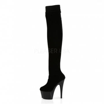 Pleaser ADORE-3002 Blk Str Velvet/Blk
