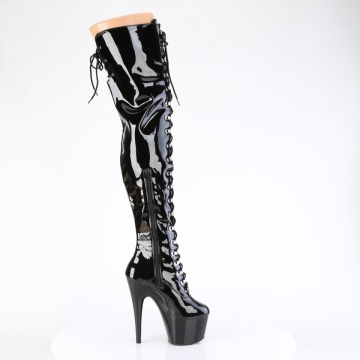 Stivale nero lucido  Pleaser ADORE-3022 subito 7us 37eu