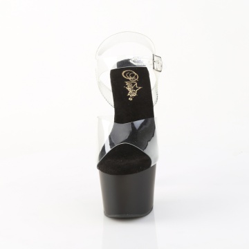 Pleaser ADORE-708 Clr/Blk Matte