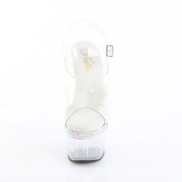 sandali pleaser con brillanti pole dance