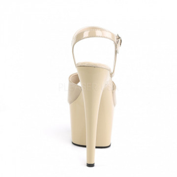 Pleaser ADORE-709 Cream Pat/ Cream