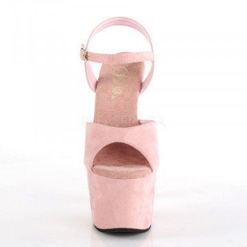 Pleaser ADORE-709FS B. Pink Faux Suede/B. Pink Faux Suede