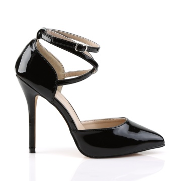 Pleaser AMUSE-25 Blk Pat