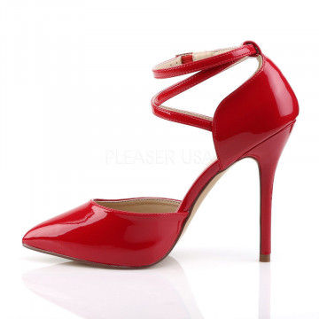 Pleaser AMUSE-25 Red Pat