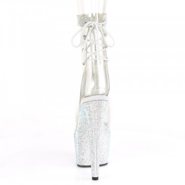 Pleaser BEJEWELED-1018C-2RS Clr/Slv RS