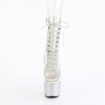 Pleaser BEJEWELED-1021C-2 Clr-RS/Slv RS