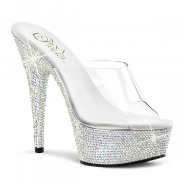Pleaser BEJEWELED-601DM Clr/Slv Multi RS