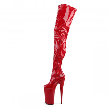 Pleaser BEYOND-4000 Red Stretch Pat/Red