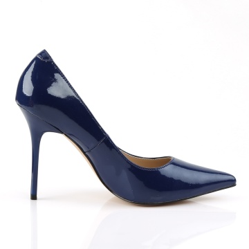Pleaser CLASSIQUE-20 Navy Blue Pat
