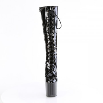Pleaser CRAZE-2023 Blk Str. Pat/Blk