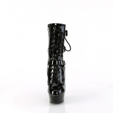 Pleaser DELIGHT-1043 Blk Pat/Blk