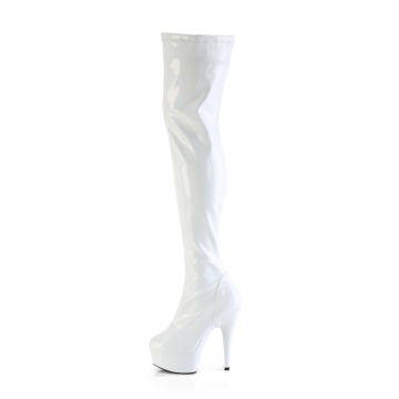 Pleaser DELIGHT-3000HWR Wht Hologram Pat/M - Img 3