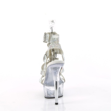 Pleaser DELIGHT-656RS Slv AB RS-TPU/Clr