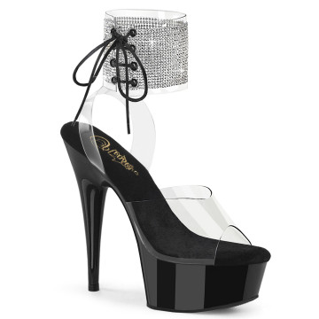 Pleaser DELIGHT-691-2RS Clr/Blk
