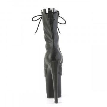 Pleaser ENCHANT-1041 Blk Faux Le/Blk Matte