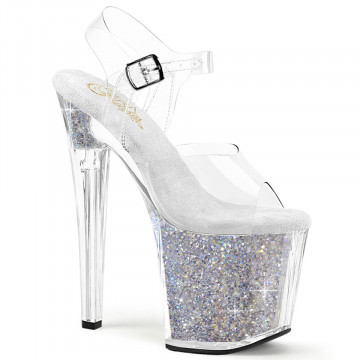 Pleaser ENCHANT-708RSI Clr/Clr-Slv AB RS
