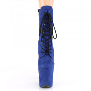 Pleaser FLAMINGO-1020FS Royal Blue Faux Suede/Royal Blue Faux Suede