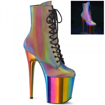Pleaser FLAMINGO-1020RC Rainbow Reflective/Rainbow Chrome