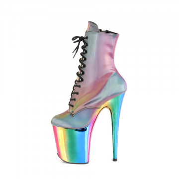 Pleaser FLAMINGO-1020RC Rainbow Reflective/Rainbow Chrome